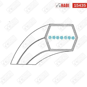 Ékszíj hatlapú AA85