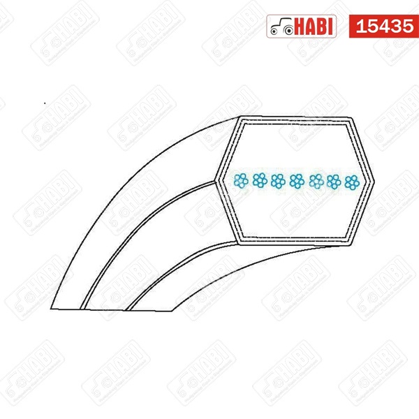 Ékszíj hatlapú AA85