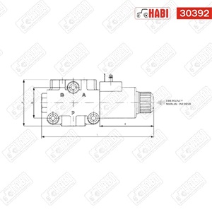Elektromágnes szelep 3/2 12V