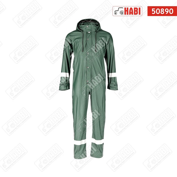 Esővédő kezeslábas Protect   Méret: 66 / 4XL, Szín: zöld
