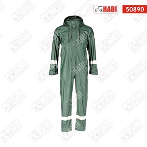 Esővédő kezeslábas Protect   Méret: 66 / 4XL, Szín: zöld