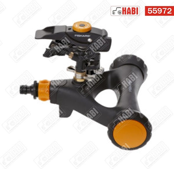 FISKARS Comfort impulzus kör esőztető, fém, kerekekkel >500 m2 (XL)