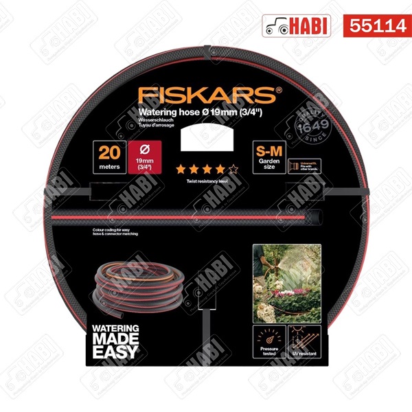 FISKARS Comfort locsolótömlő 19 mm (3/4") 20 m Q4