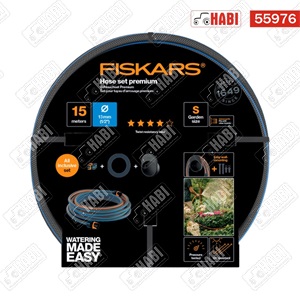 FISKARS Comfort locsolótömlő + tároló szett 13 mm (1/2) 15 m Q4