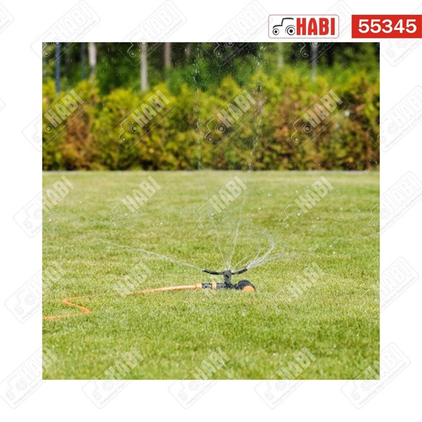 FISKARS Comfort örvényes kör esőztető kerekekkel 0-150m2