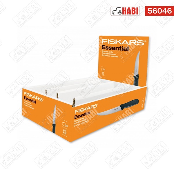 FISKARS Essential ömlesztett paradicsomszeletelő kés (11 cm)