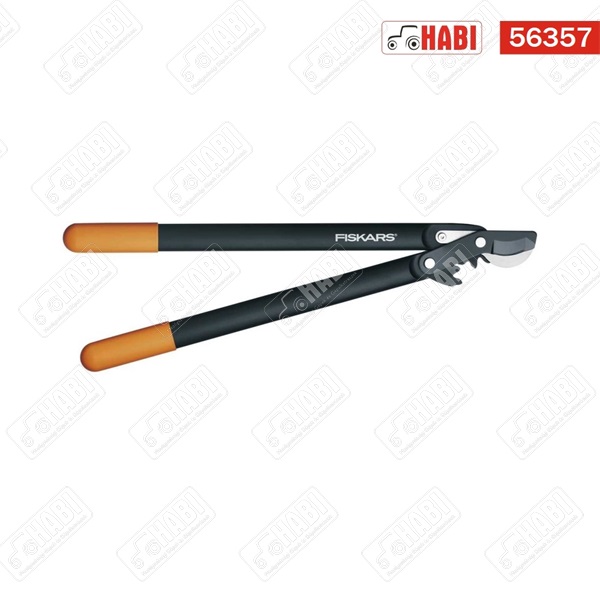 FISKARS PowerGear műanyag fogaskerekes ágvágó, horgos pengével (M) L74