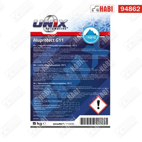 Fagyálló UNIX ALU G11 -70°C 5 kg