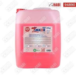 Fagyálló koncentrátum Zimkor G12+ PRO 20kg, fagyáspont -72°C (1:1 hígításban -36°C)