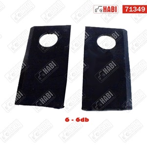 Famarol késpenge bal+jobb 108x50x3mm d=21mm 12db-os csomag