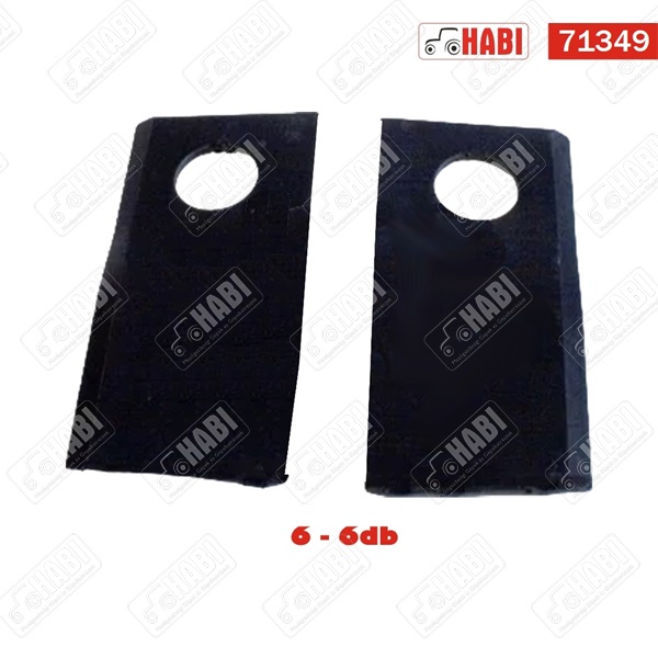 Famarol késpenge bal+jobb 108x50x3mm d=21mm 12db-os csomag