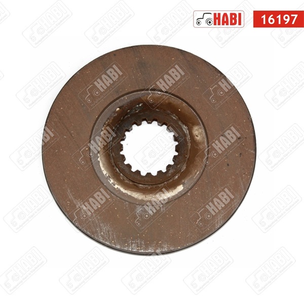 MTZ Féktárcsa öntött ferodolos D=180mm PIROS