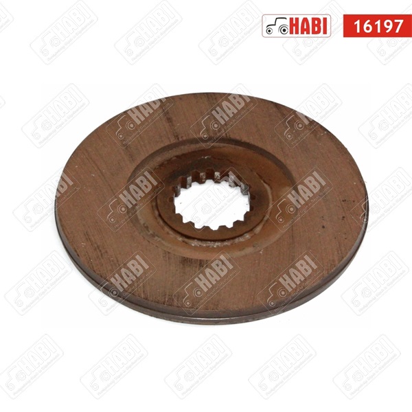 MTZ Féktárcsa öntött ferodolos D=180mm PIROS