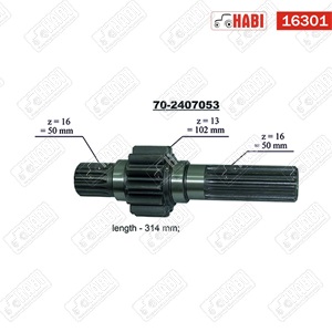MTZ Féktengely hosszú üres 315 mm