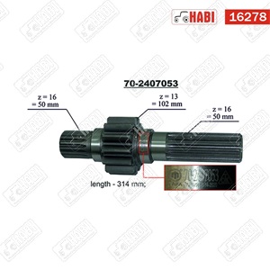 MTZ Féktengely hosszú üres 315 mm TARA