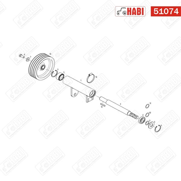 Fella fűnyíró csapágy