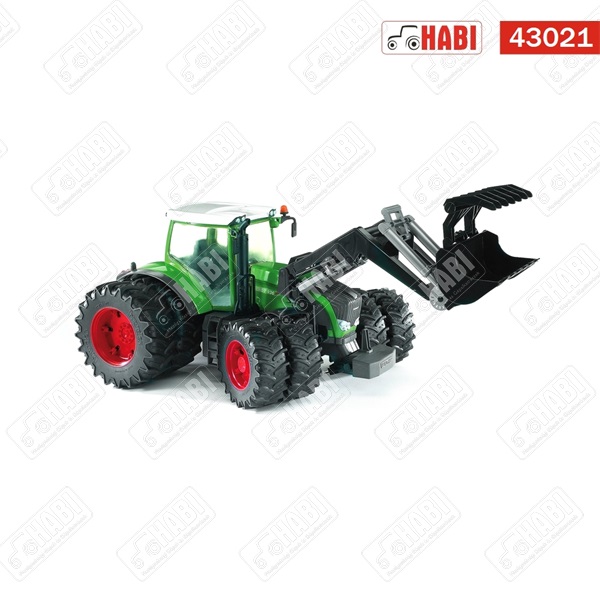 BRUDER Fendt traktor ikerkerékkel és homlokrakodóval