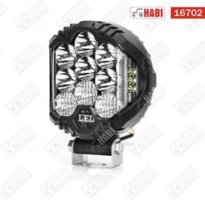 Fényszóró első 3 funkciós LED 40 W 3000+50 lumen  d=158,6 mm 10-30V IP67