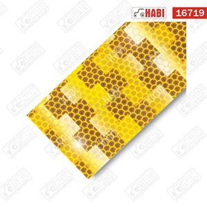 Fényvisszaverő csík sárga 50x1000 mm