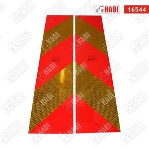 Fényvisszaverő matrica csíkos, 565x132mm, E jelzett, 2db-os csomag