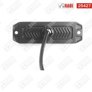 Figyelmeztető fényjelzés 6 LED villogó 119x31x13mm 18 W 12-24V