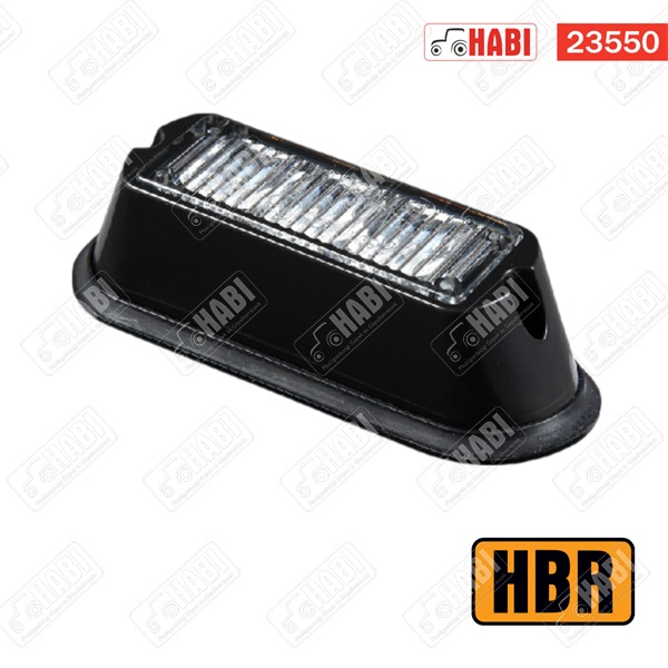 Figyelmeztető fényjelzés LED villogó 9 W 12-24 106x35x28 mm