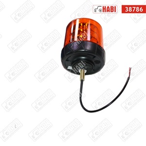 Figyelmeztető fényjelzés sárga villogó 12V-24V központi csavaros LED