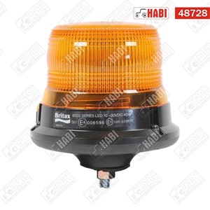 Figyelmeztető fényjelzés sárga villogó 12V-24V csavaros BRITAX