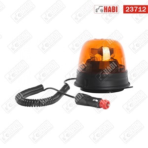 Figyelmeztető fényjelzés sárga villogó 12V-24V mágneses+szivargyújtó csatlakozó LED