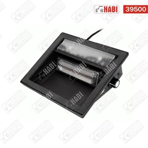 Figyelmeztető fényjelzés szélvédő mögé tépőzáras 9-30V R65 R10 LED