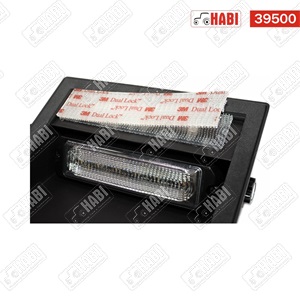 Figyelmeztető fényjelzés szélvédő mögé tépőzáras 9-30V R65 R10 LED