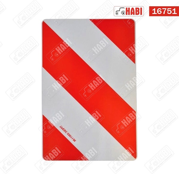 Figyelmeztető tábla 423x282 mm jobb