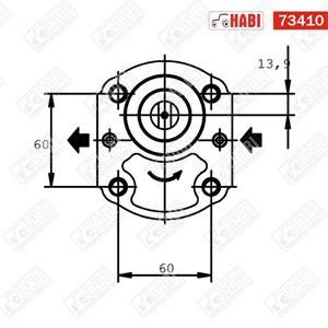 Fogaskerék-szivattyú Polaris 20