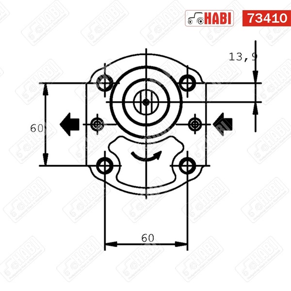 Fogaskerék-szivattyú Polaris 20