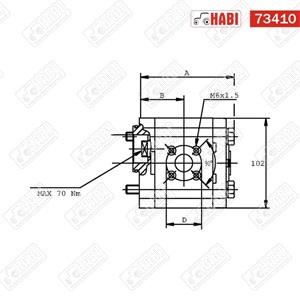 Fogaskerék-szivattyú Polaris 20