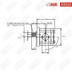 Fogaskerék-szivattyú Polaris 20 Casappa