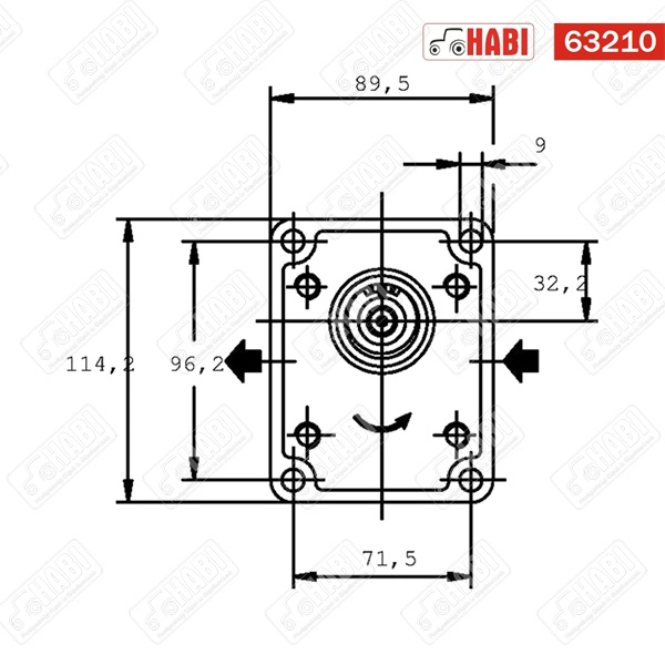 Fogaskerék-szivattyú Polaris 20 Casappa