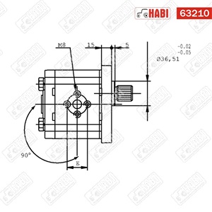 Fogaskerék-szivattyú Polaris 20 Casappa