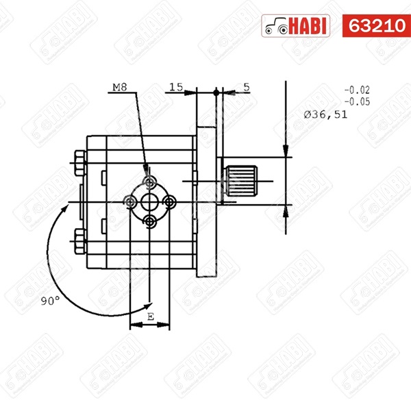 Fogaskerék-szivattyú Polaris 20 Casappa