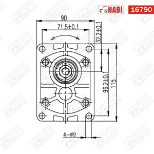 Hidromotor 14 cc