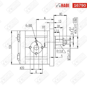 Hidromotor 14 cc