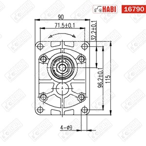 Hidromotor 14 cc