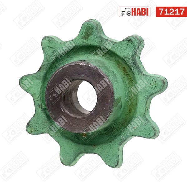 Gabonaszem és kalász felhordó lánckerék d=30 mm Z=9