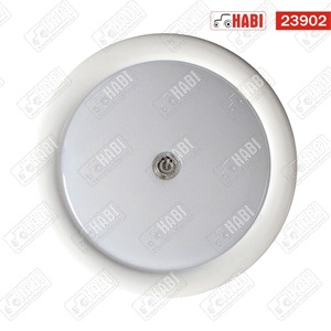 Gépjármű beltéri lámpa LED kerek 150X150X60 mm 12-24V