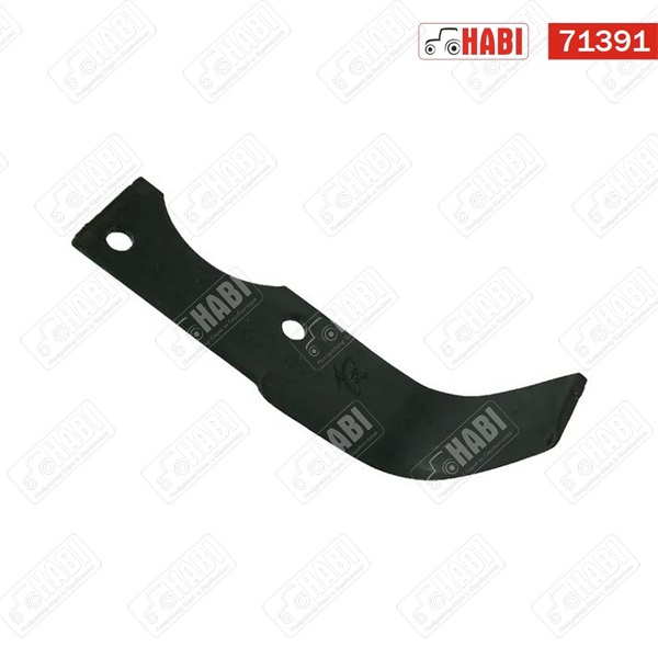 Goldoni talajmaró kés jobb 195x70x5 mm d=10,5 mm