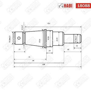 MTZ Gömbcsap 2menet komplett 952-es L=148mm