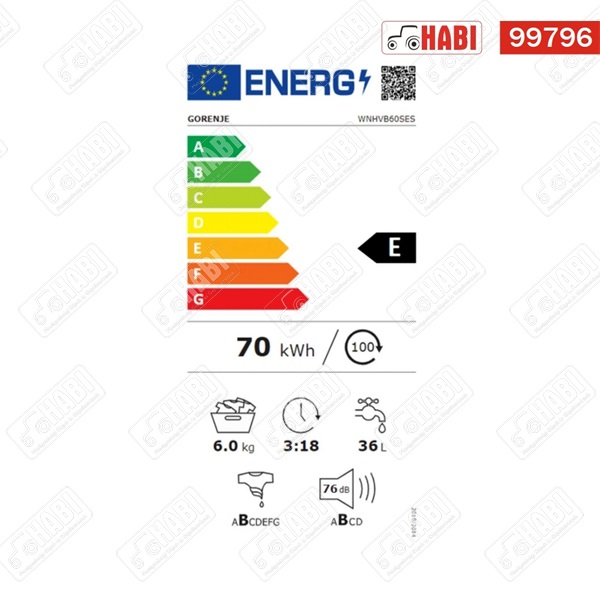 Gorenje elöltöltős keskeny mosógép