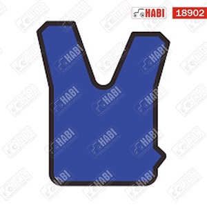 Gumi karmantyú 80x90x10 poliuretán
