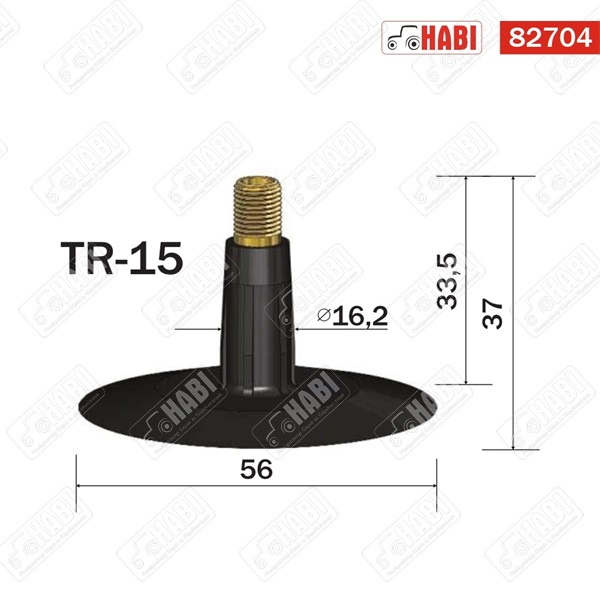 Gumi tömlő 11.5/80-15.3 TR15 HBR Premium