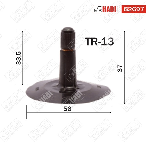 Gumi tömlő 3.50/4.00-8 TR13 HBR Premium